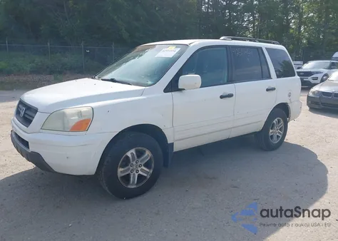 2005 Honda Pilot Ex из США, поврежденный, VIN 5FNYF18485B050765